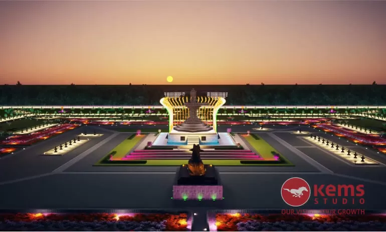 Biggest Shiv Linga Temple 3d Animation